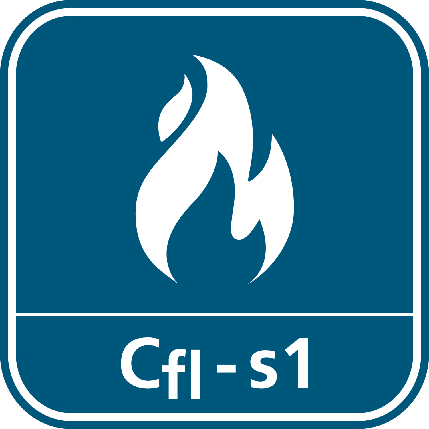 Brandverhalten nach Euronorm Cfl-s1 (ehemals B1)